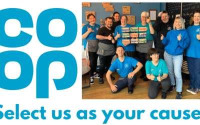 Co-op – Select us as your cause!